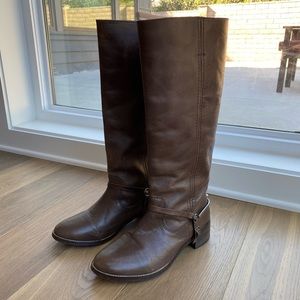 Ecote brown leather riding boots